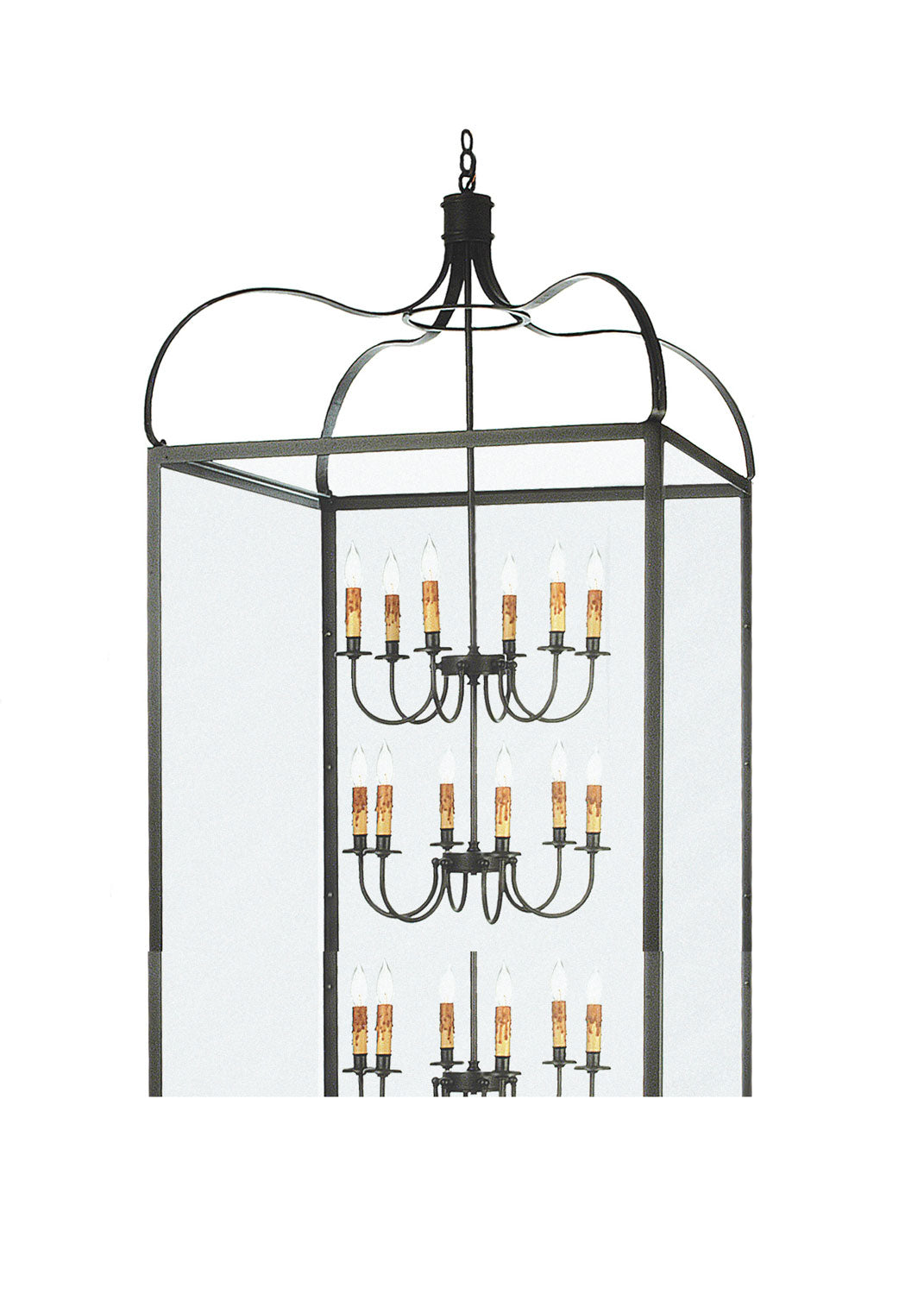 Meyda Tiffany Lighting 67716 Rennes 12 Light Pendant Decor Bronze / Dark