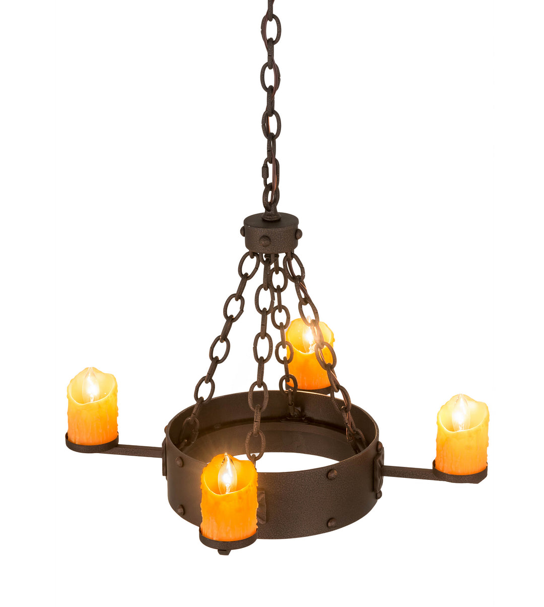 Meyda Tiffany Kingston 67972 Chandelier Light - Matte Copper Vein