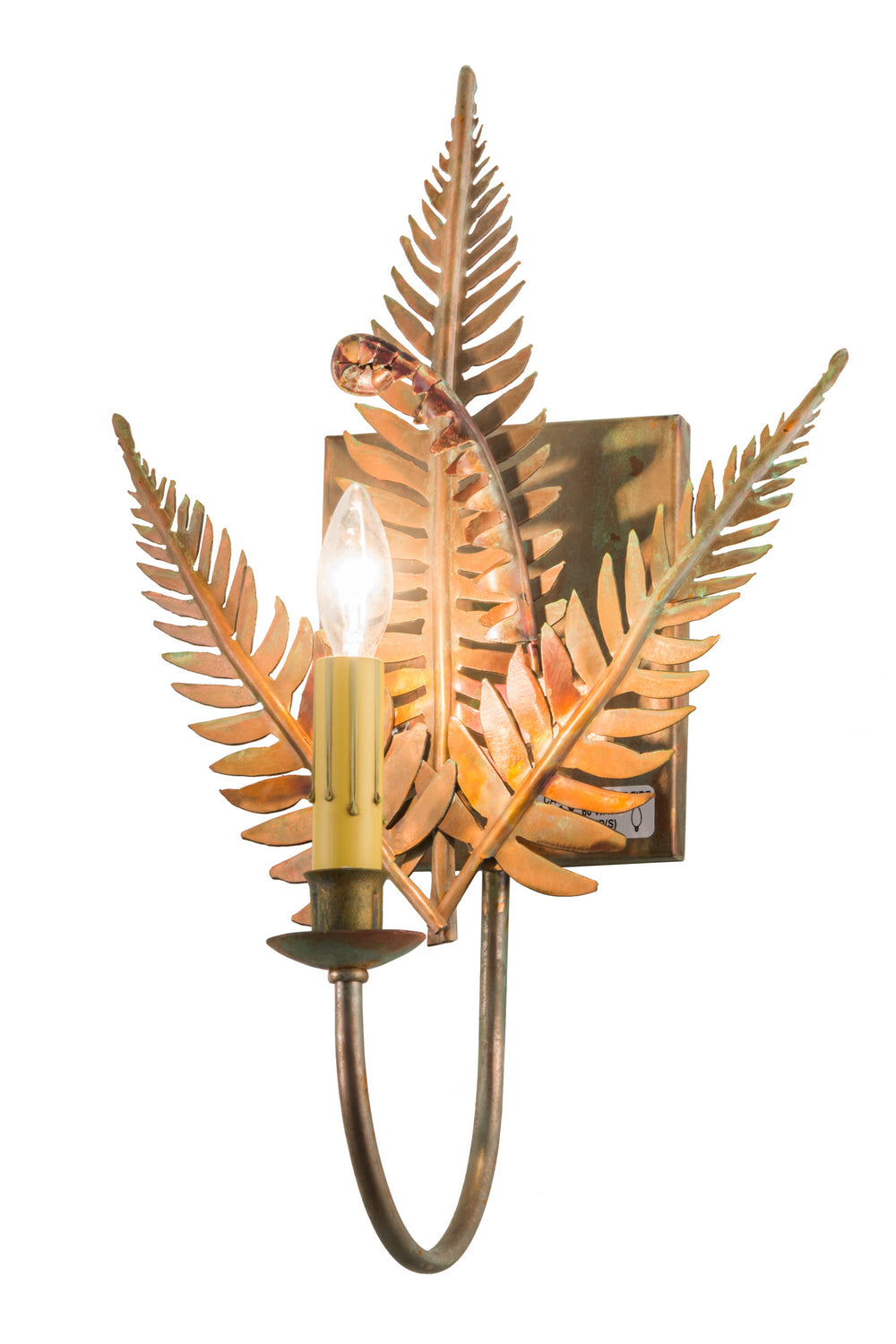 Meyda Tiffany Fern 68115 Wall Light - Verdigris,Copper