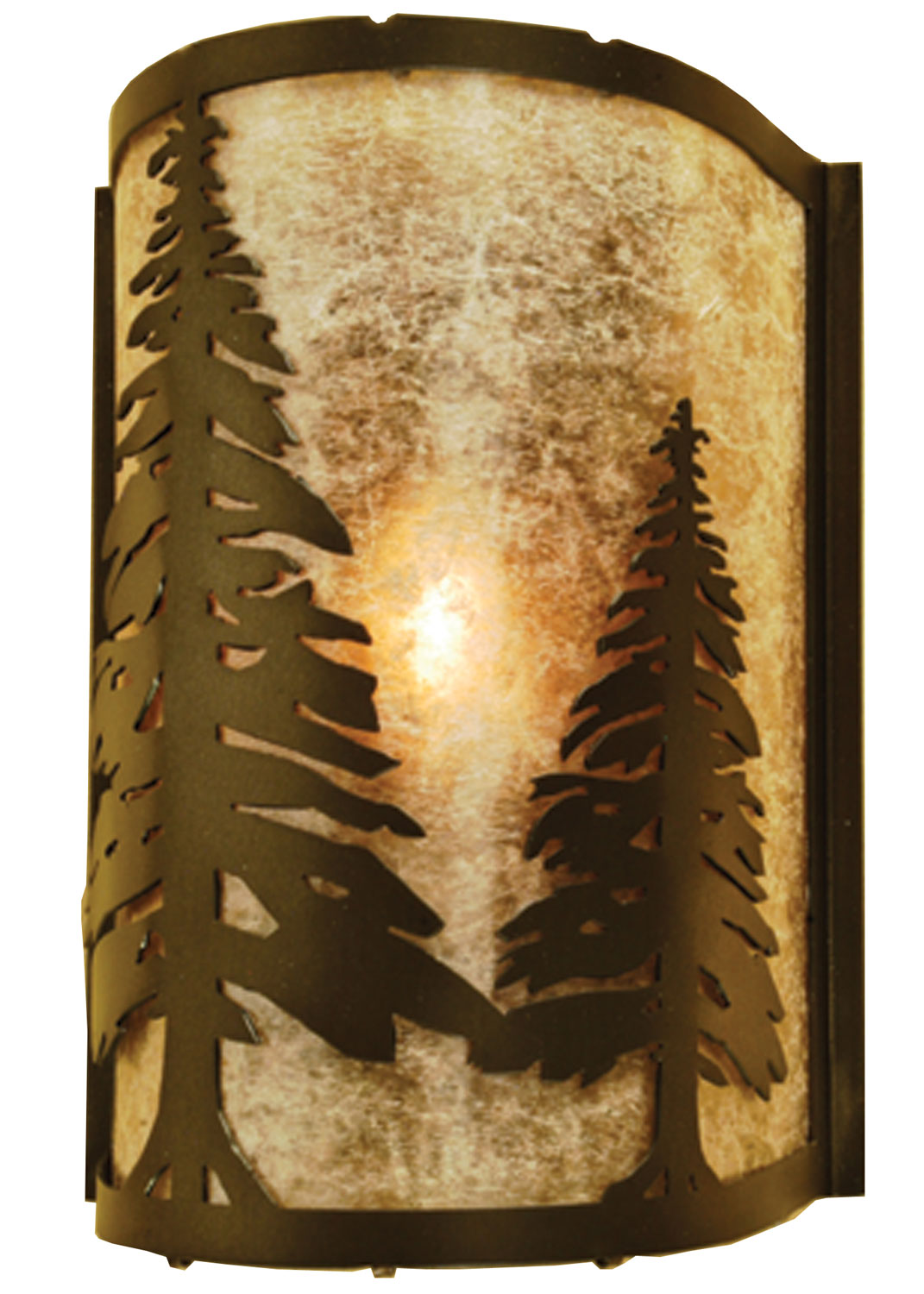 Meyda Tiffany Tall Pines 68169 Wall Light - Antique Copper