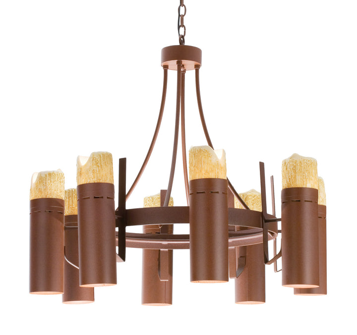 Meyda Tiffany Candle Drop 68946 Chandelier Light - Rust