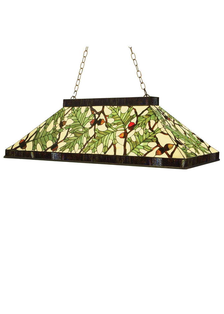 Meyda Tiffany Acorn & Oak Leaf 69924 Pendant Light - Mahogany Bronze