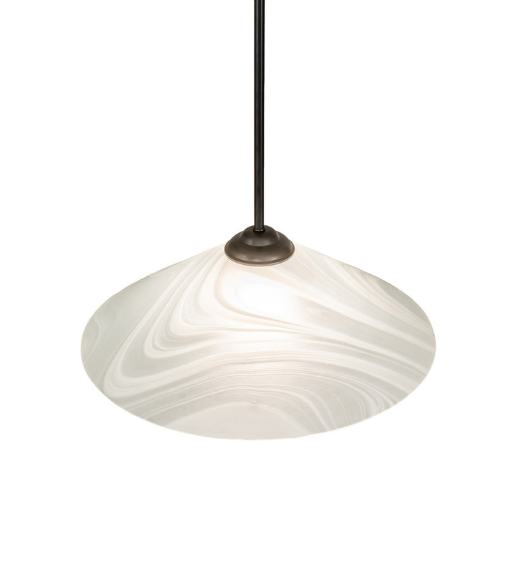 Meyda Tiffany Blanco Swirl 70107 Pendant Light - Craftsman Brown