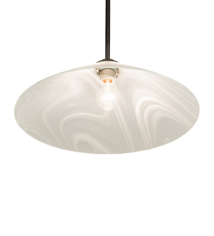 Meyda Tiffany Blanco Swirl 70107 Pendant Light - Craftsman Brown