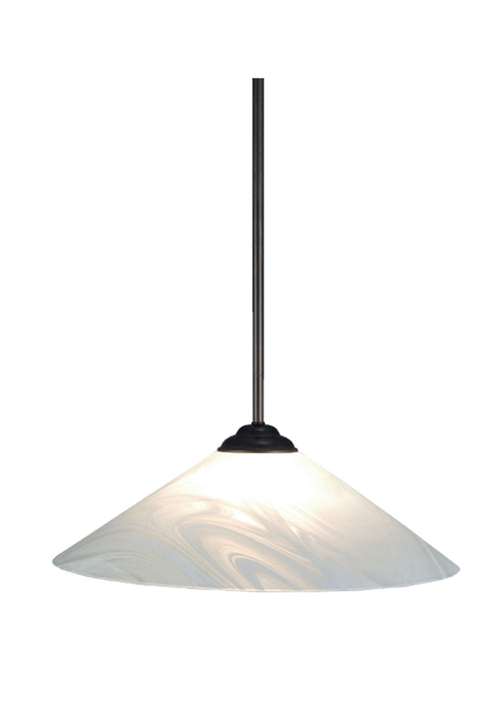 Meyda Tiffany Blanco Swirl 70107 Pendant Light - Craftsman Brown