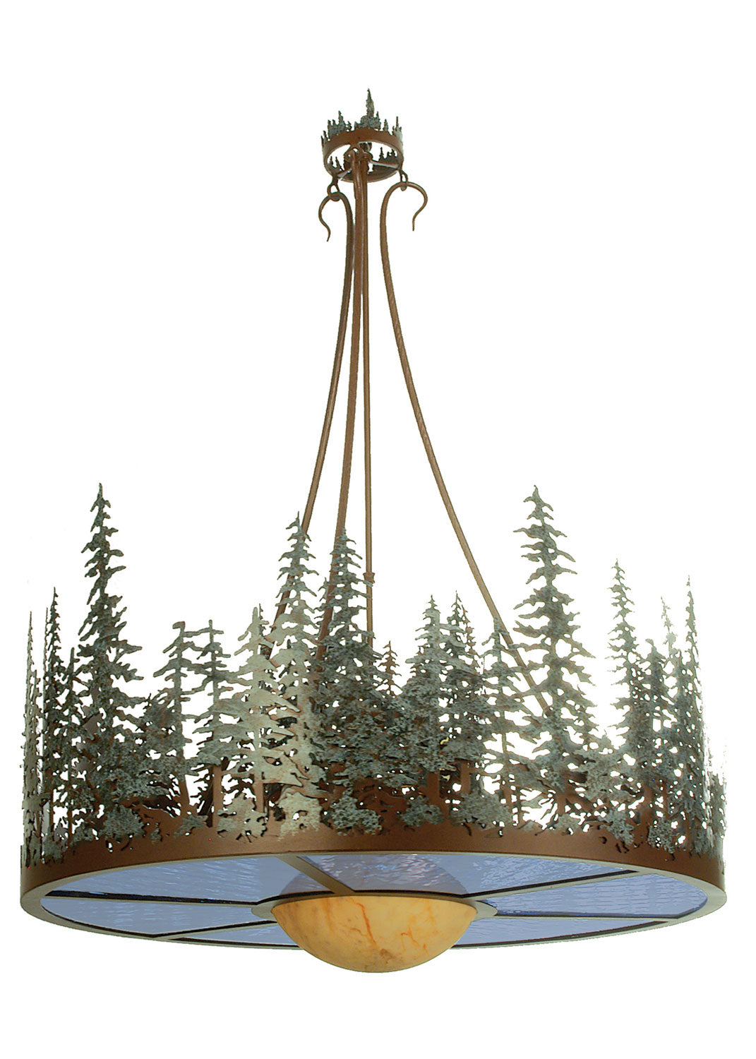 Meyda Tiffany Pine Lake 70712 Pendant Light - Rust