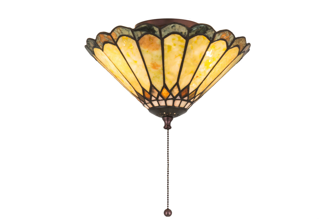 Meyda Tiffany Carousel 71007 Ceiling Light - Mahogany Bronze