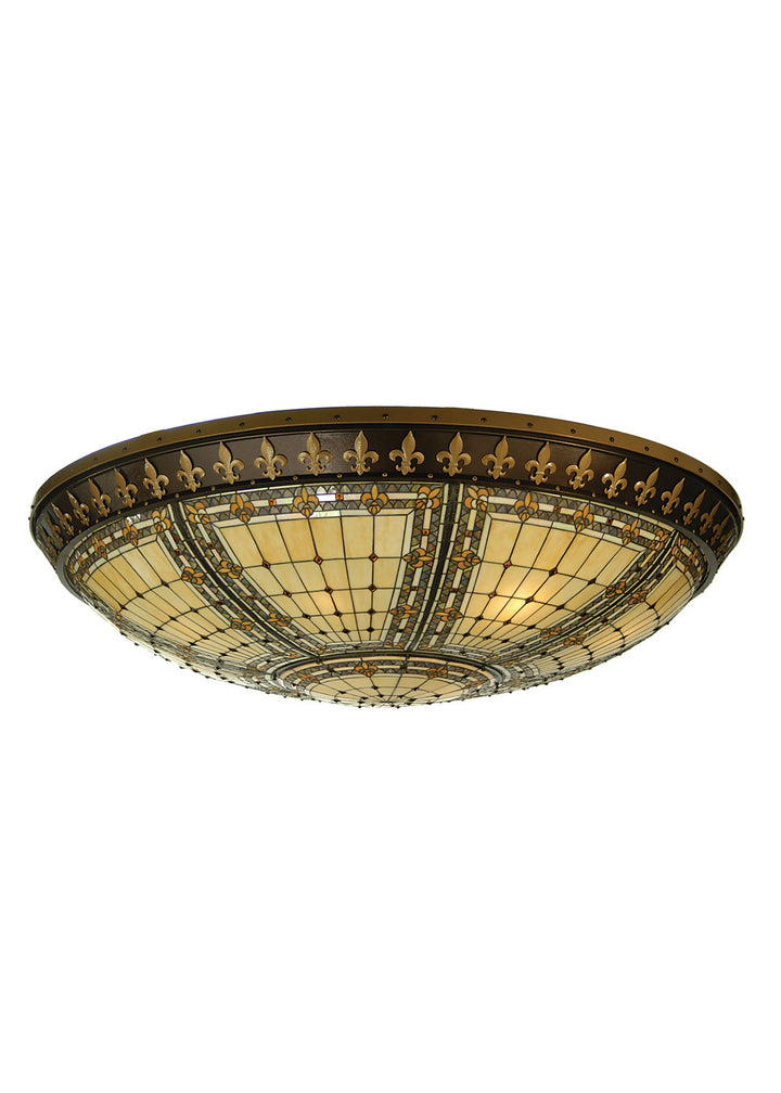 Meyda Tiffany Fleur-De-Lis 72212 Ceiling Light - Copper Vein