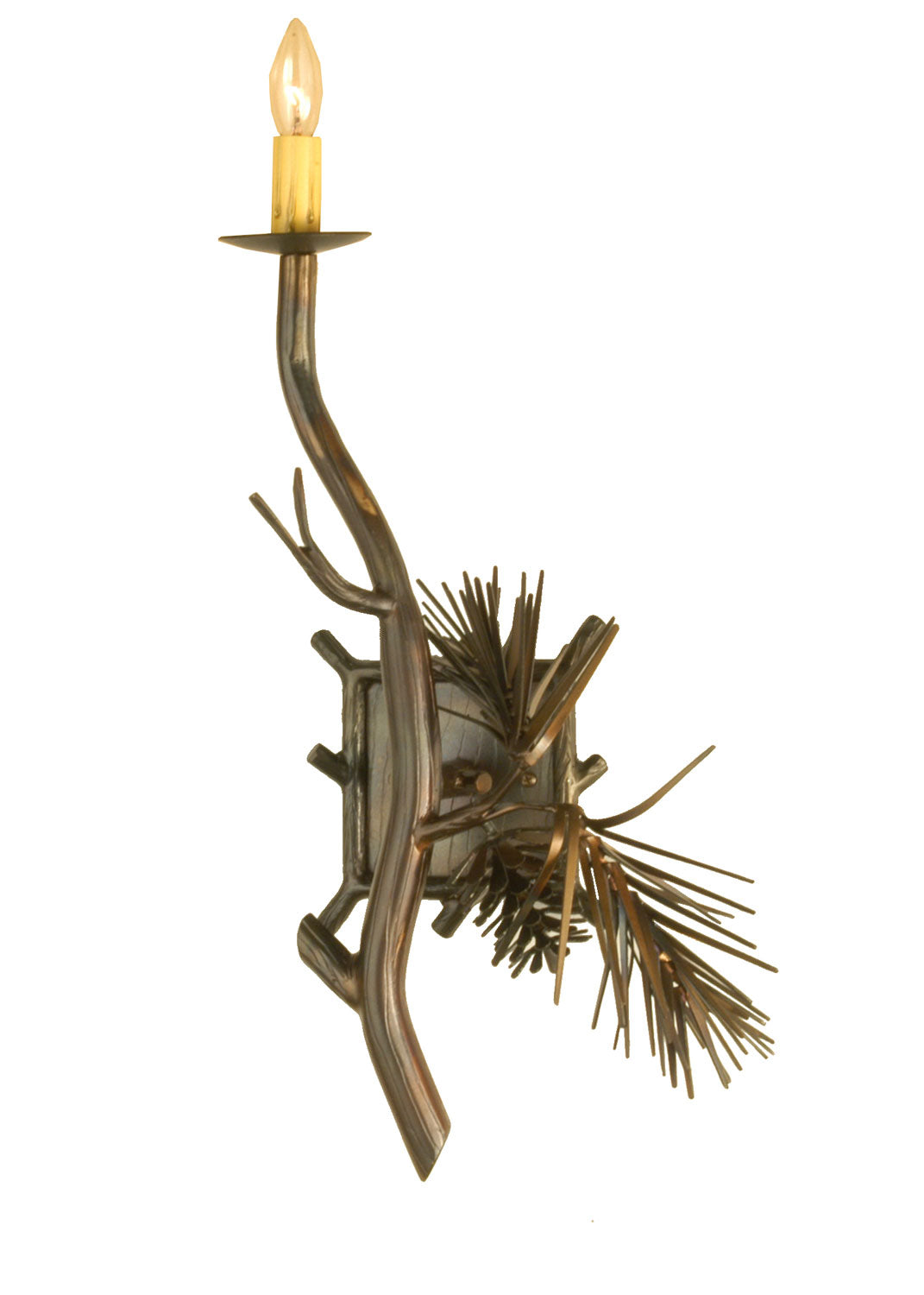 Meyda Tiffany Lone Pine 72548 Wall Light - Antique Copper