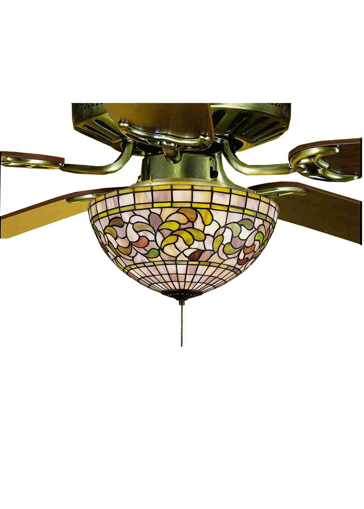 Meyda Tiffany Turning Leaf 72650 Ceiling Fan - Mahogany Bronze