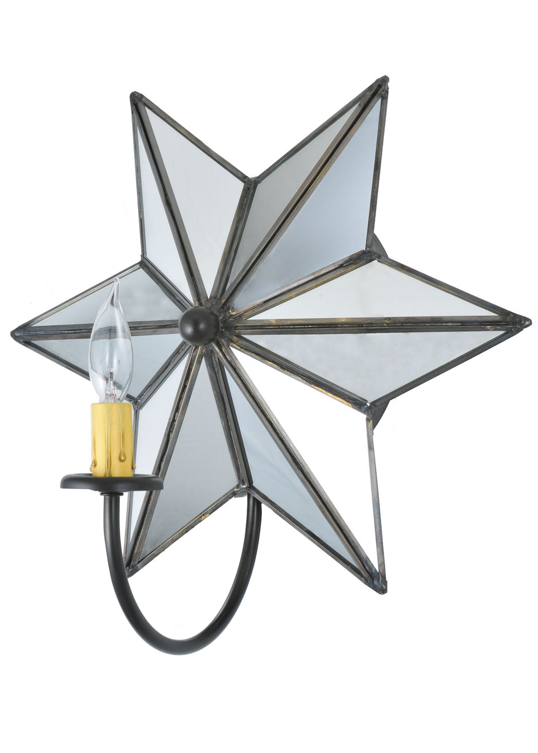 Meyda Tiffany Mirrored Star 73448 Wall Light - Antique