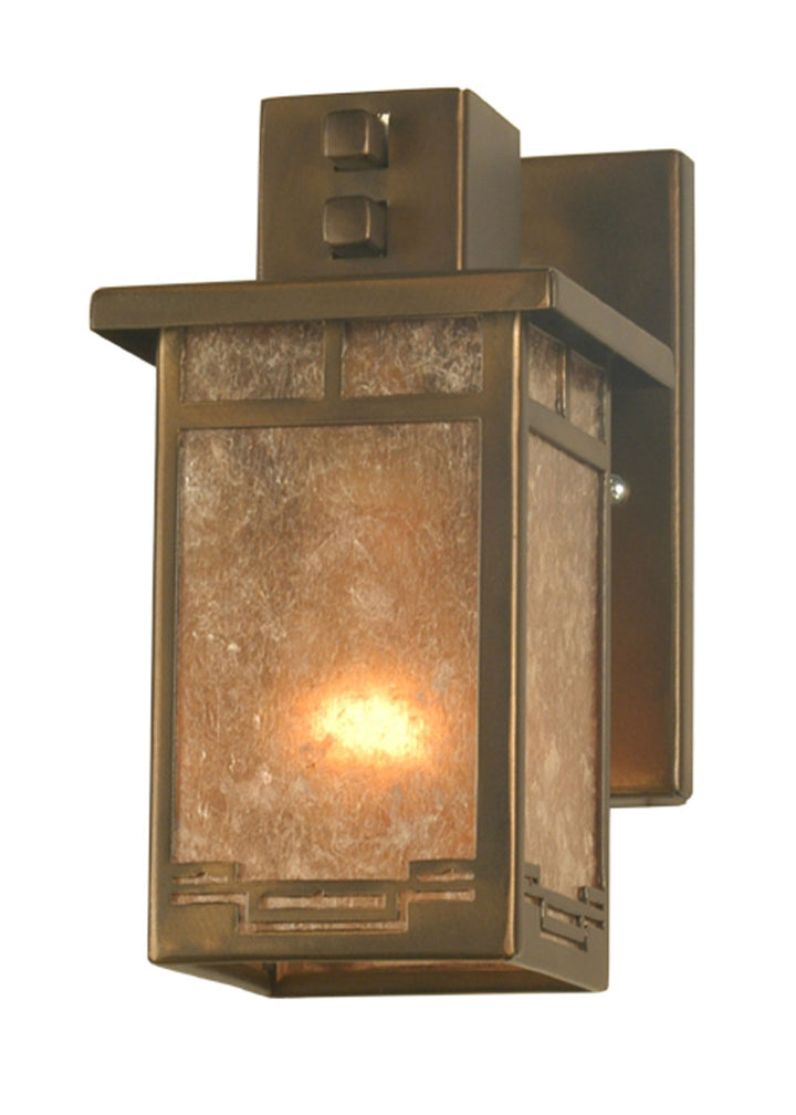 Meyda Tiffany Lighting 73883 Roylance One Light Wall Sconce Outdoor Copper/Antique/Verde