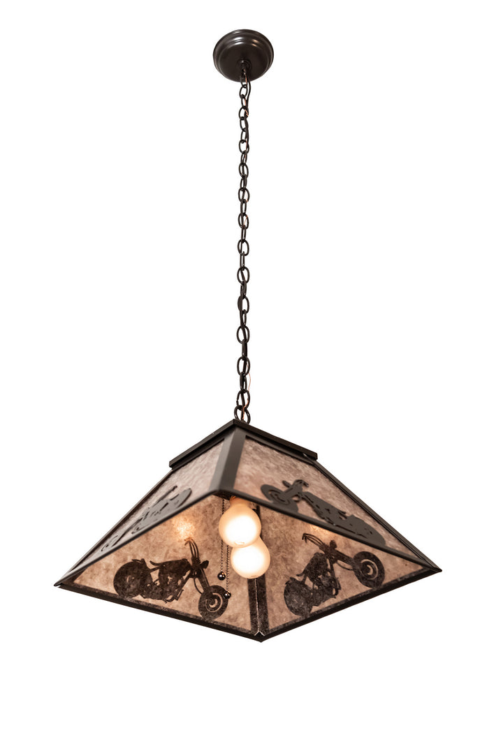 Meyda Tiffany Motorcycle 76312 Pendant Light - Timeless Bronze