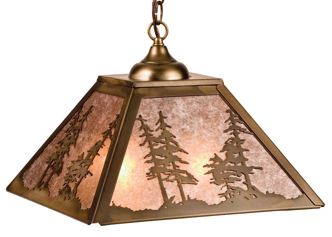 Meyda Tiffany Tall Pines 76318 Pendant Light - Antique Copper