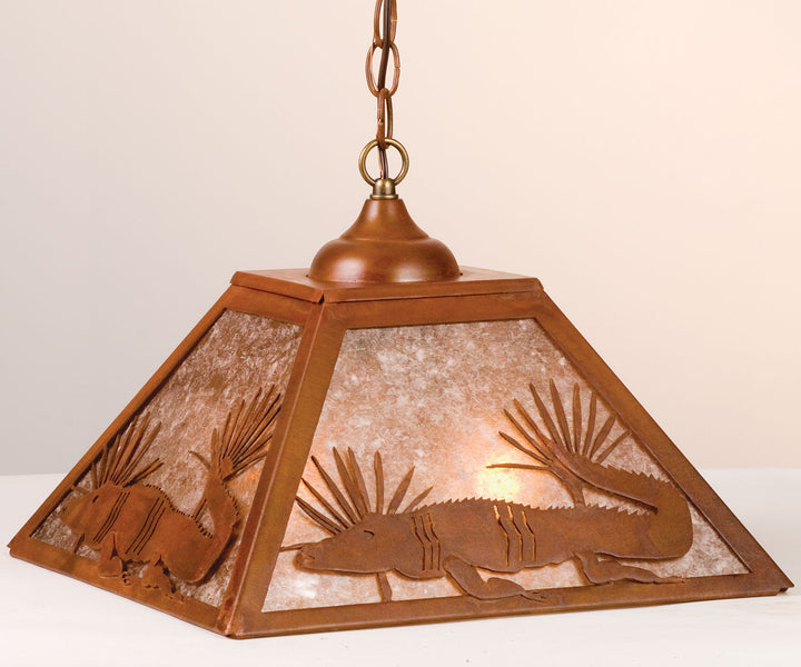 Meyda Tiffany Alligator 76322 Pendant Light - Rust