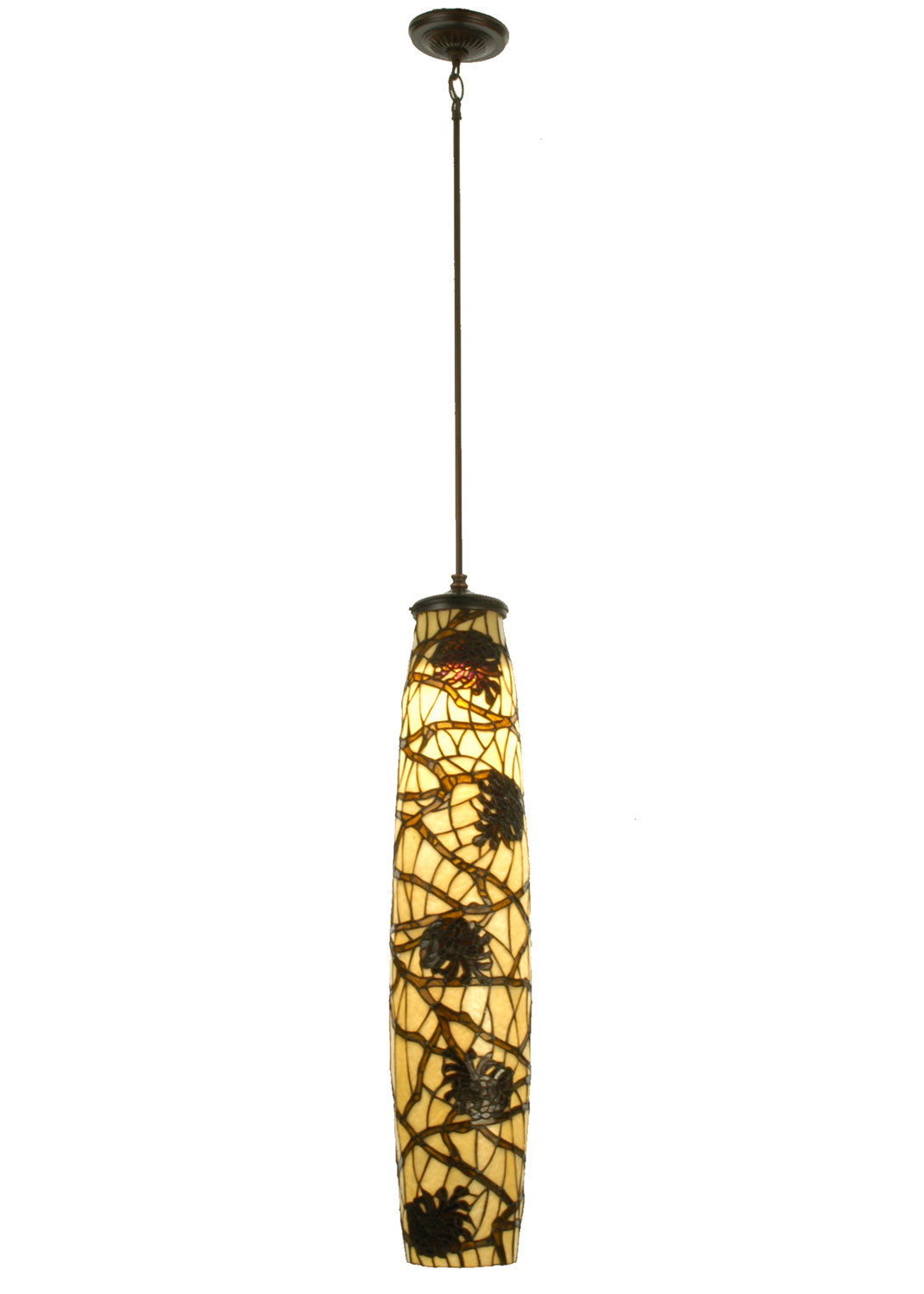 Meyda Tiffany Pine Branch 81066 Pendant Light - Bronze