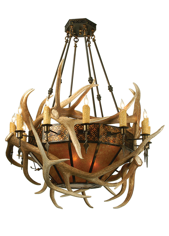 Meyda Tiffany Antlers 81310 Pendant Light - Antique Copper