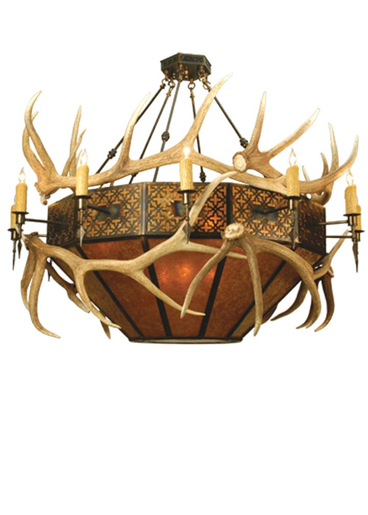 Meyda Tiffany Antlers 81321 Ceiling Light - Antique Copper