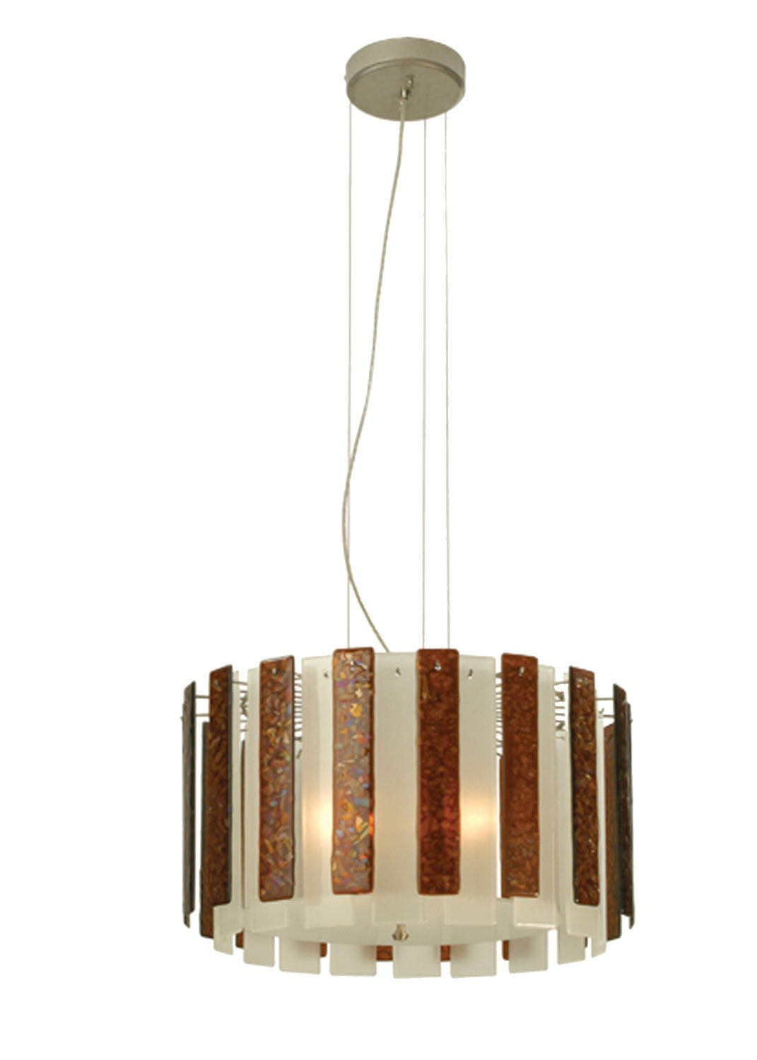 Meyda Tiffany Metro Fusion 81710 Pendant Light - Nickel