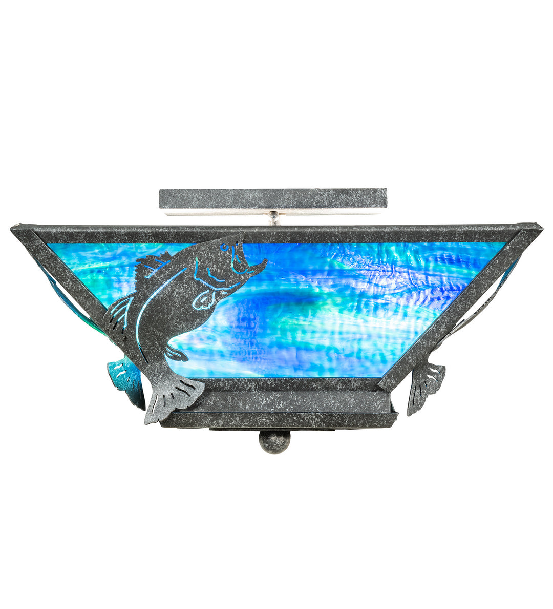 Meyda Tiffany Leaping Bass 81760 Ceiling Light - Galvinized