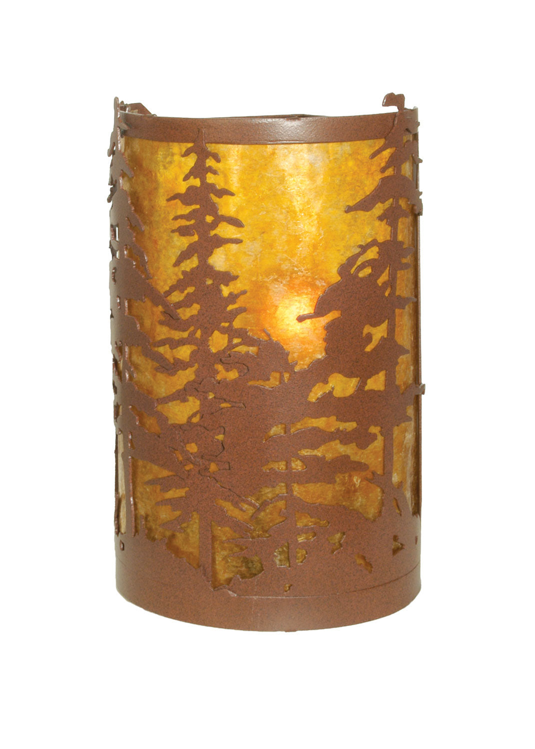 Meyda Tiffany Tall Pines 81808 Wall Light - Rust