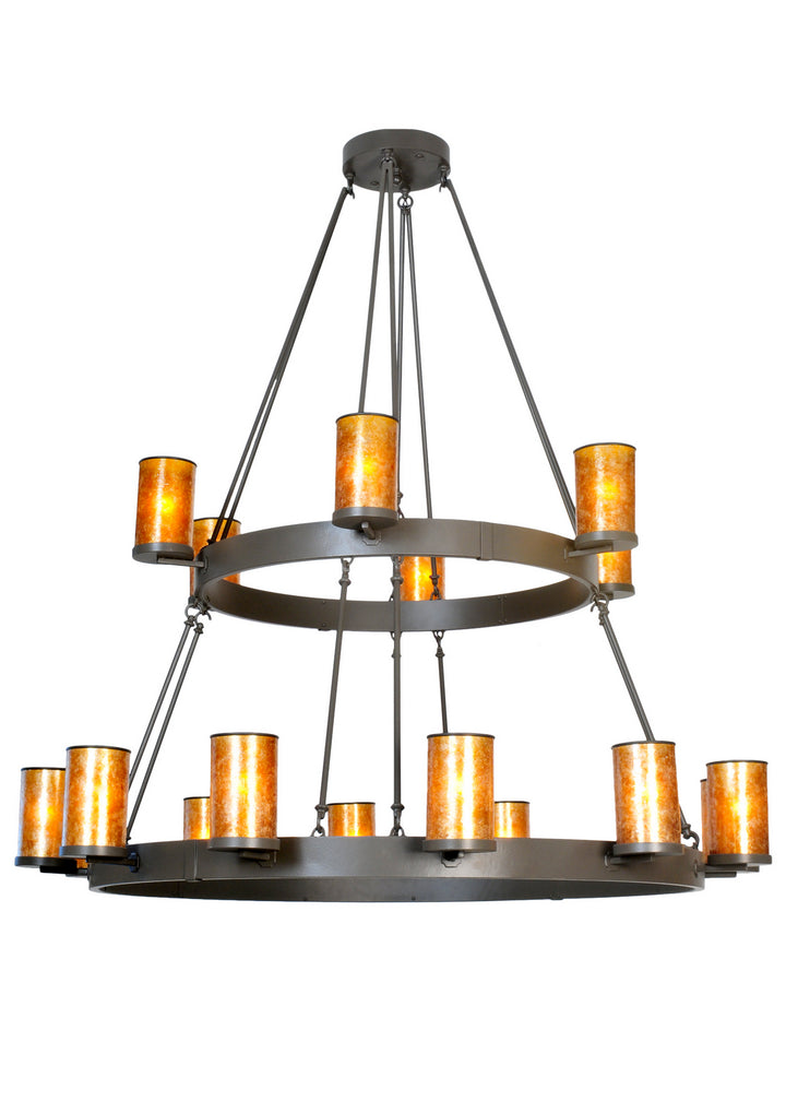 Meyda Tiffany Chappell 81894 Chandelier Light - Timeless Bronze