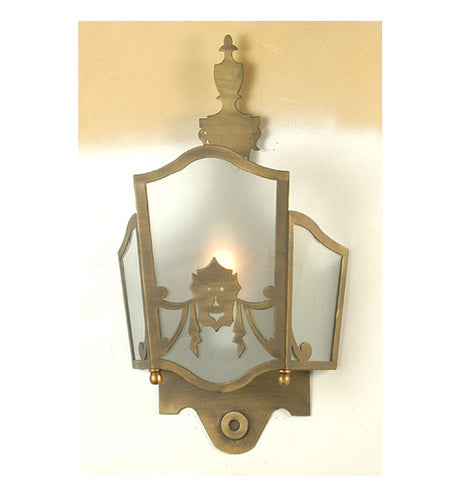 Meyda Tiffany Theatre Mask 82253 Wall Light - Antique Copper