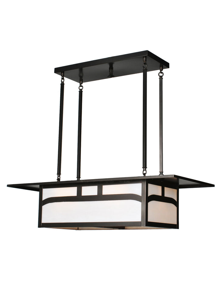 Meyda Tiffany Hyde Park 82507 Pendant Light - Craftsman Brown