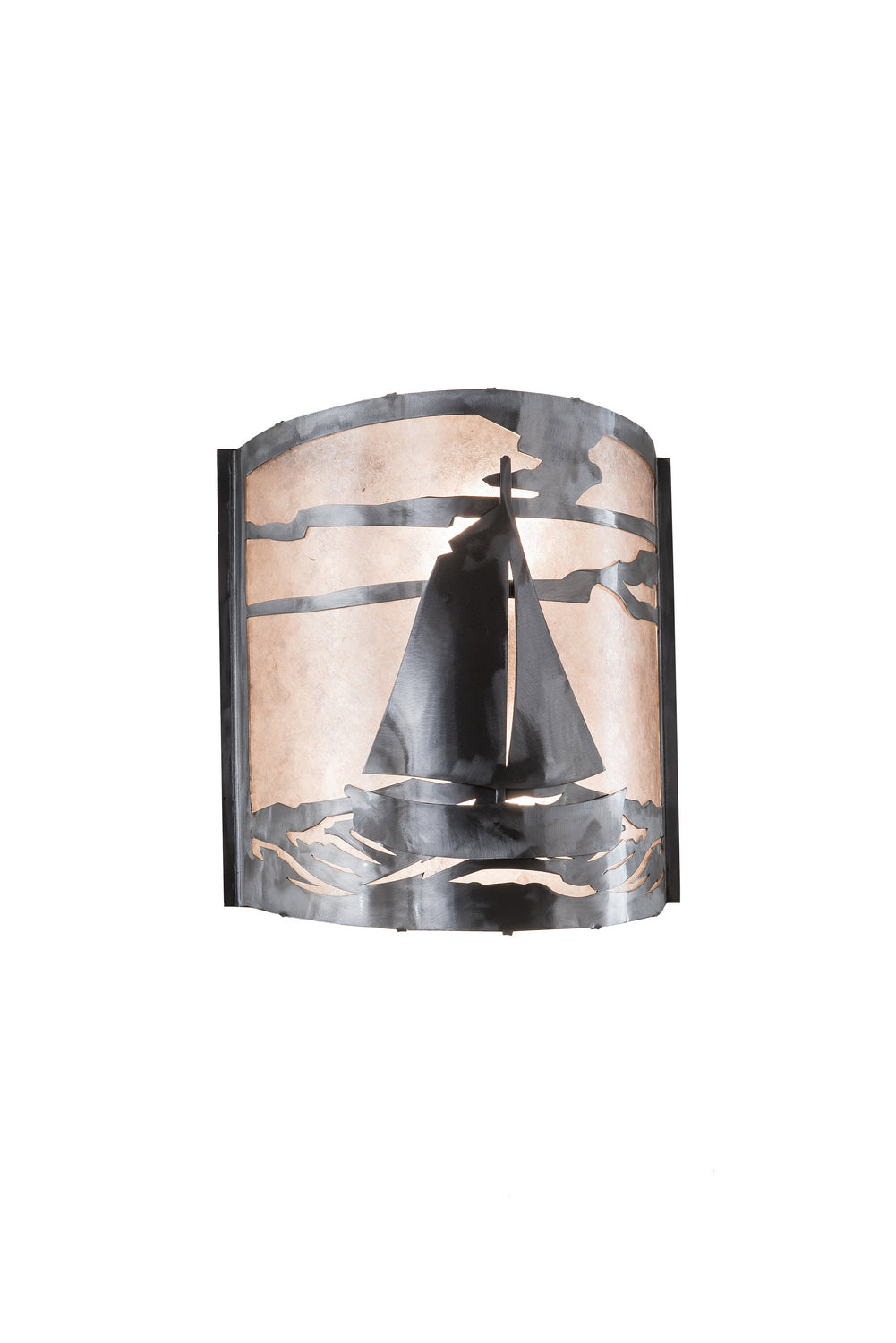 Meyda Tiffany Sailboat 82563 Wall Light - Steel