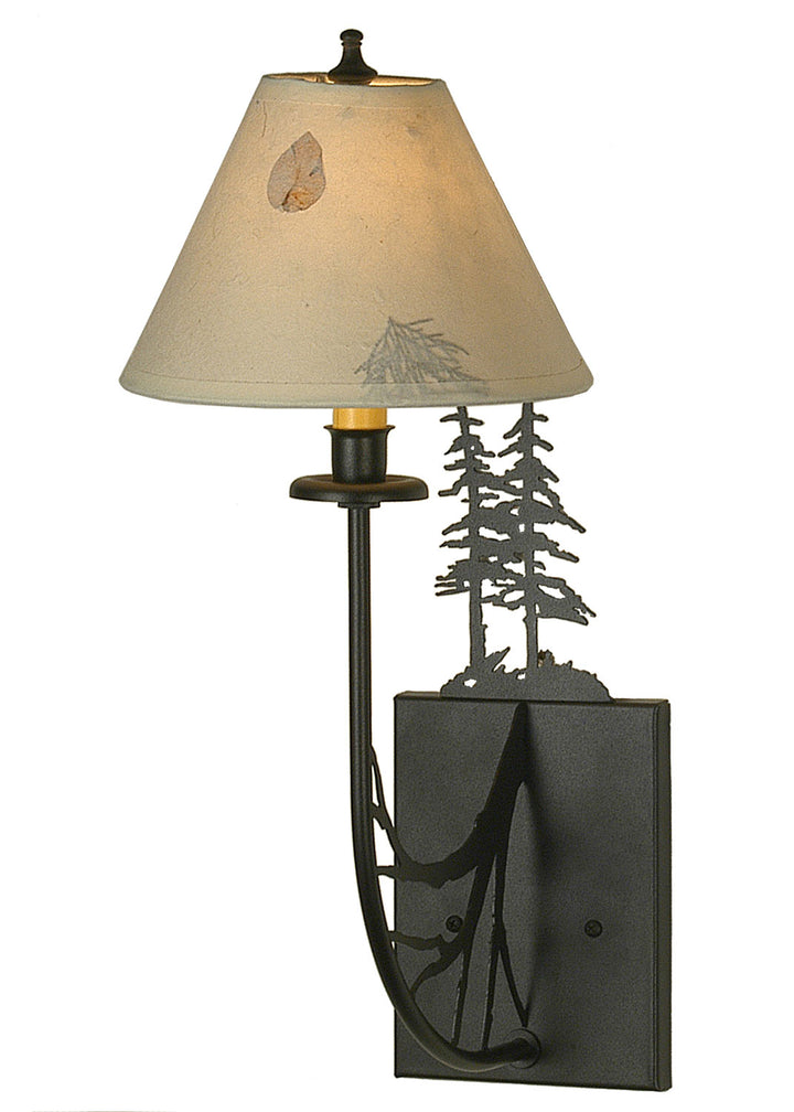 Meyda Tiffany Pressed Foliage 82848 Wall Light - Textured Black