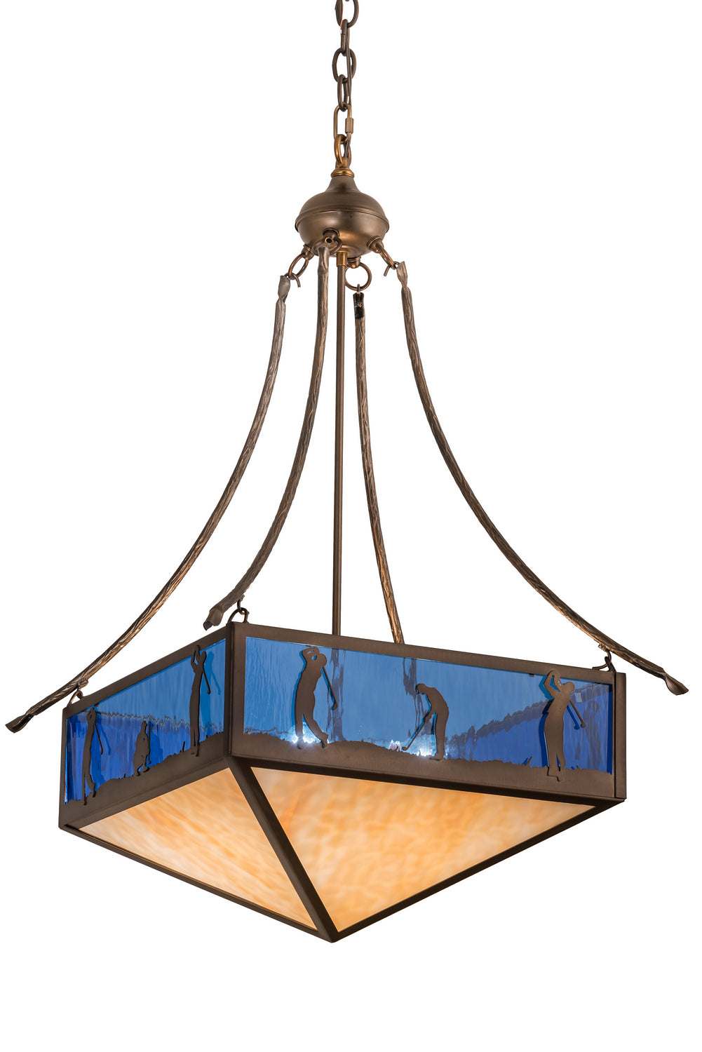 Meyda Tiffany Golf 98702 Pendant Light - Antique Copper