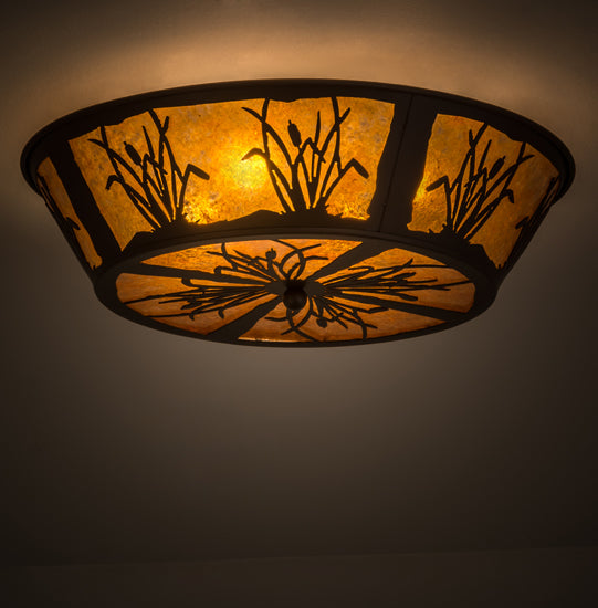 Meyda Tiffany Reeds & Cattails 26219 Ceiling Light - Cafe-Noir