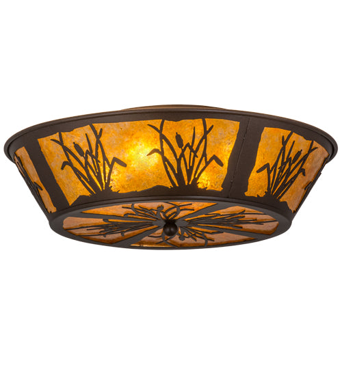 Meyda Tiffany Reeds & Cattails 26219 Ceiling Light - Cafe-Noir