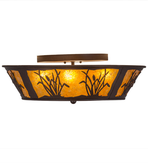 Meyda Tiffany Reeds & Cattails 26219 Ceiling Light - Cafe-Noir