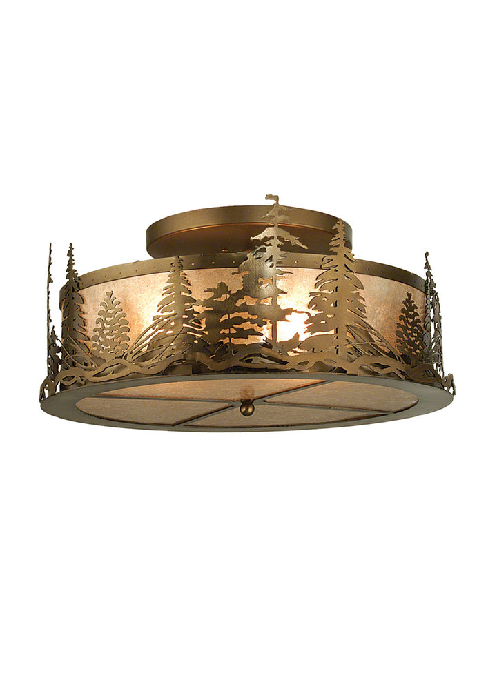 Meyda Tiffany Tall Pines 98918 Ceiling Light - Antique Copper