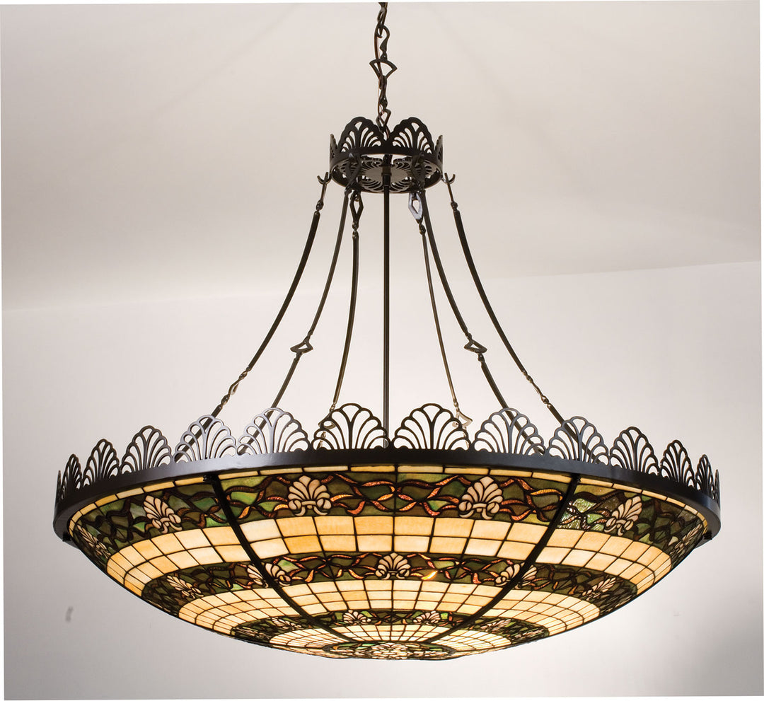 Meyda Tiffany Shell And Ribbon 98971 Pendant Light - Timeless Bronze