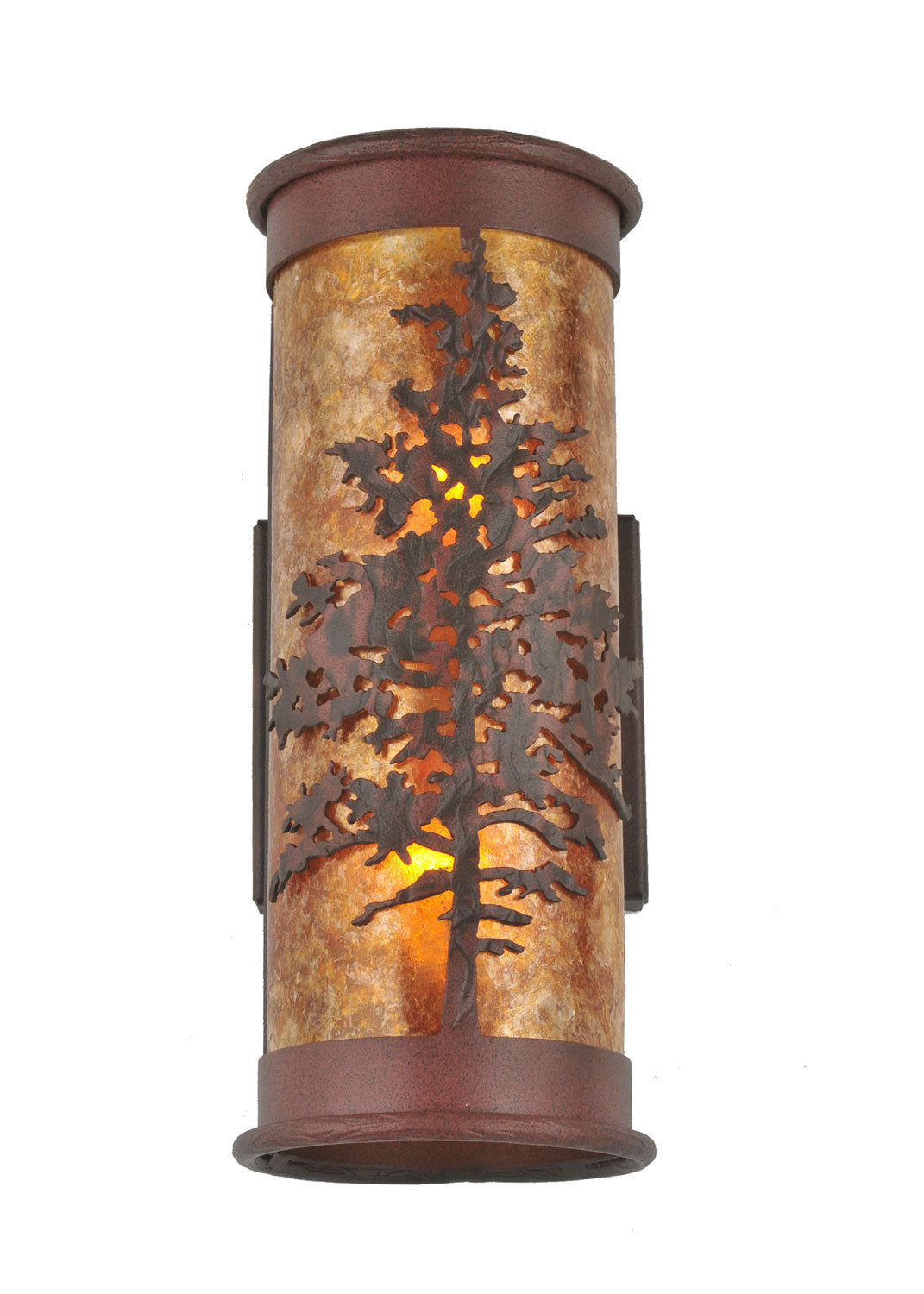 Meyda Tiffany Tamarack 99147 Wall Light - Rust,Wrought Iron