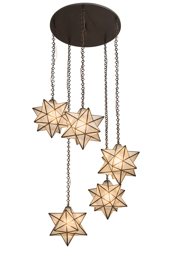 Meyda Tiffany Moravian Star 99178 Pendant Light - Mahogany Bronze