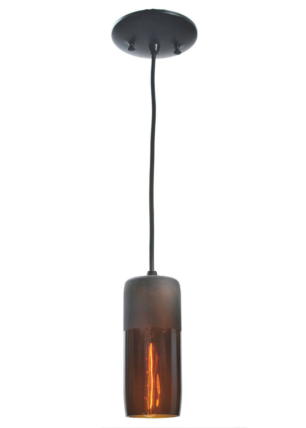 Meyda Tiffany Venice 99430 Pendant Light - Amber Half Sandblasted