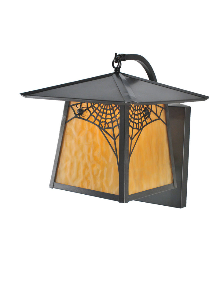 Meyda Tiffany Lighting 99459 Stillwater One Light Wall Sconce Outdoor Bronze / Dark