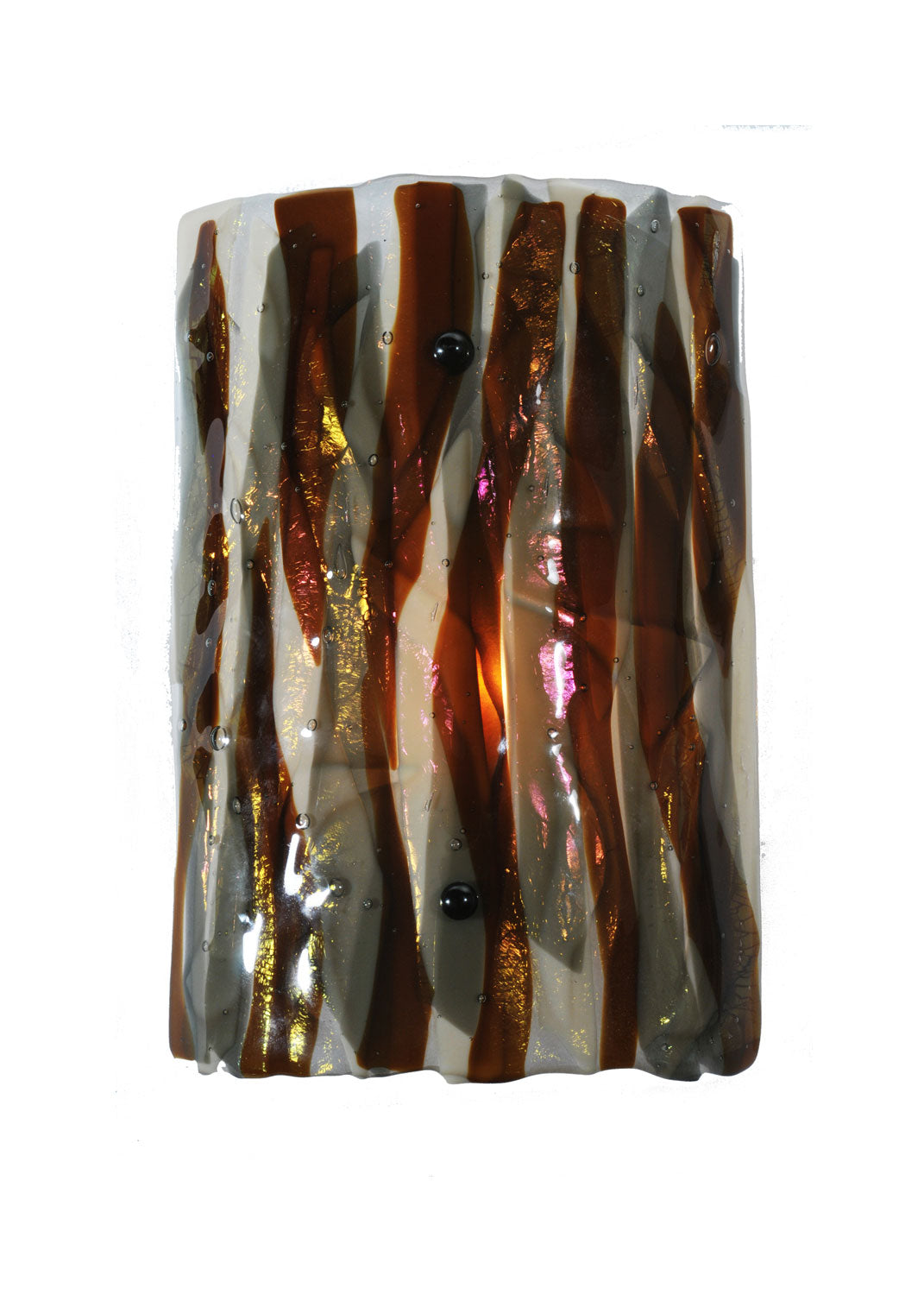 Meyda Tiffany Metro Fusion 99529 Wall Light - Amber/Beige/Smoke/Irid Clear