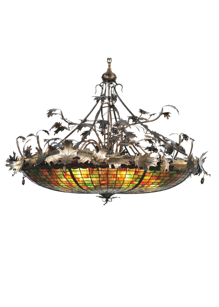 Meyda Tiffany Greenbriar Oak 99572 Pendant Light - Antique Copper