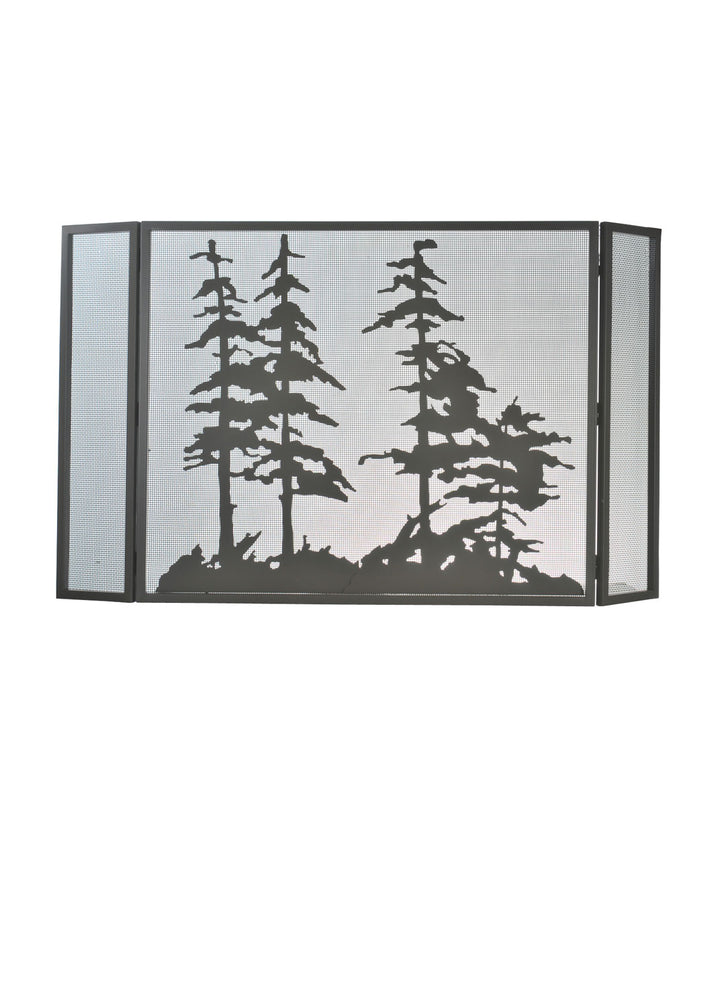 Meyda Tiffany Lighting 99675 Tall Pines Fireplace Screen Home Decor Bronze / Dark