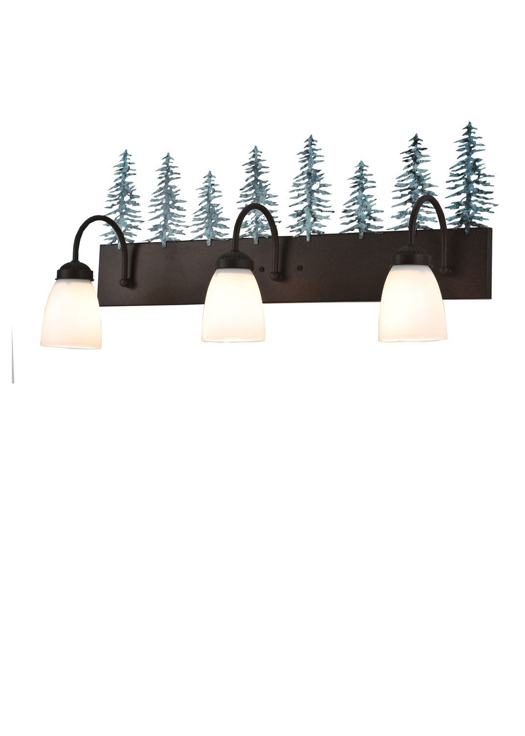 Meyda Tiffany Tall Pines 99783 Bath Vanity Light 28 in. wide - Cafe-Noir