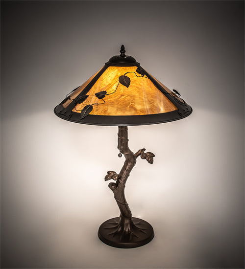 Meyda Tiffany Lighting 26296 Mission One Light Table Lamp Lamp Bronze / Dark