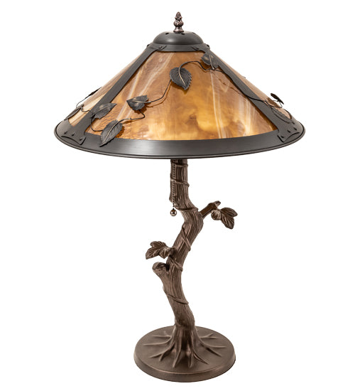 Meyda Tiffany Lighting 26296 Mission One Light Table Lamp Lamp Bronze / Dark