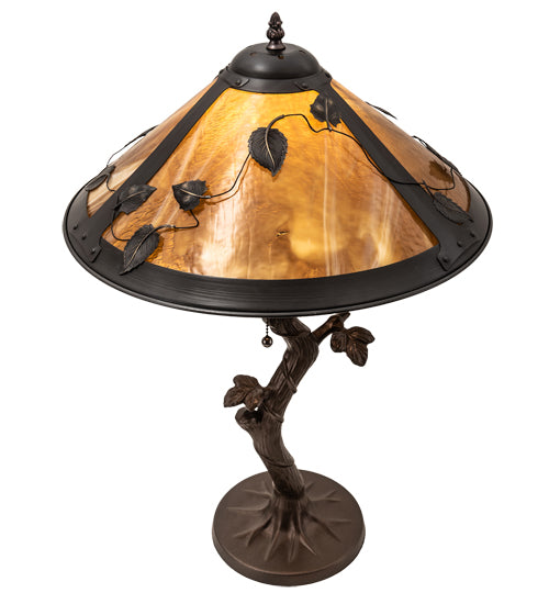 Meyda Tiffany Lighting 26296 Mission One Light Table Lamp Lamp Bronze / Dark