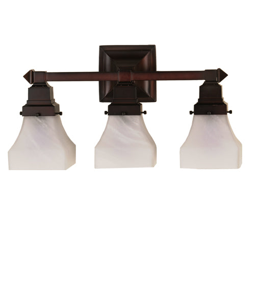 Meyda Tiffany Bungalow 26310 Bath Vanity Light 18 in. wide - Antique