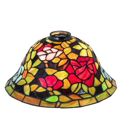 Meyda Tiffany Lighting 26319 Rosebush Shade Lamp Shade Multicolored