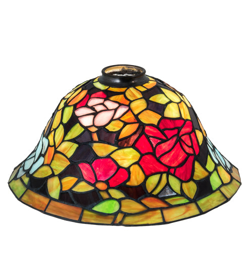 Meyda Tiffany Lighting 26319 Rosebush Shade Lamp Shade Multicolored